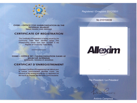 allexim欧盟注册证